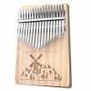 Đàn Kalimba Gỗ Kerus 17 Phím – Cối Xay Gió