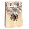 Đàn Kalimba Gỗ Kerus 17 Phím – Circle Trắng
