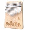 Đàn Kalimba Gỗ Kerus 17 Phím - Flowers